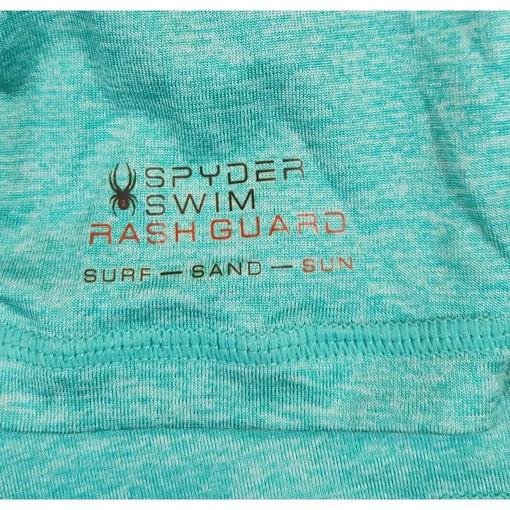Spyder Swim Men’s XL Rash Guard UPF 50+ Long Sleeve Aqua Quick Dry